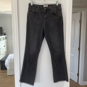 Free People Mid Rise Cropped Jeans (30)